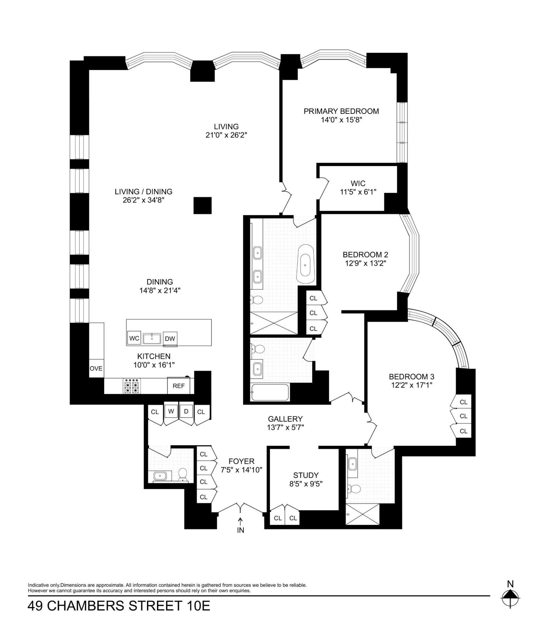 49 CHAMBERS Street 10E